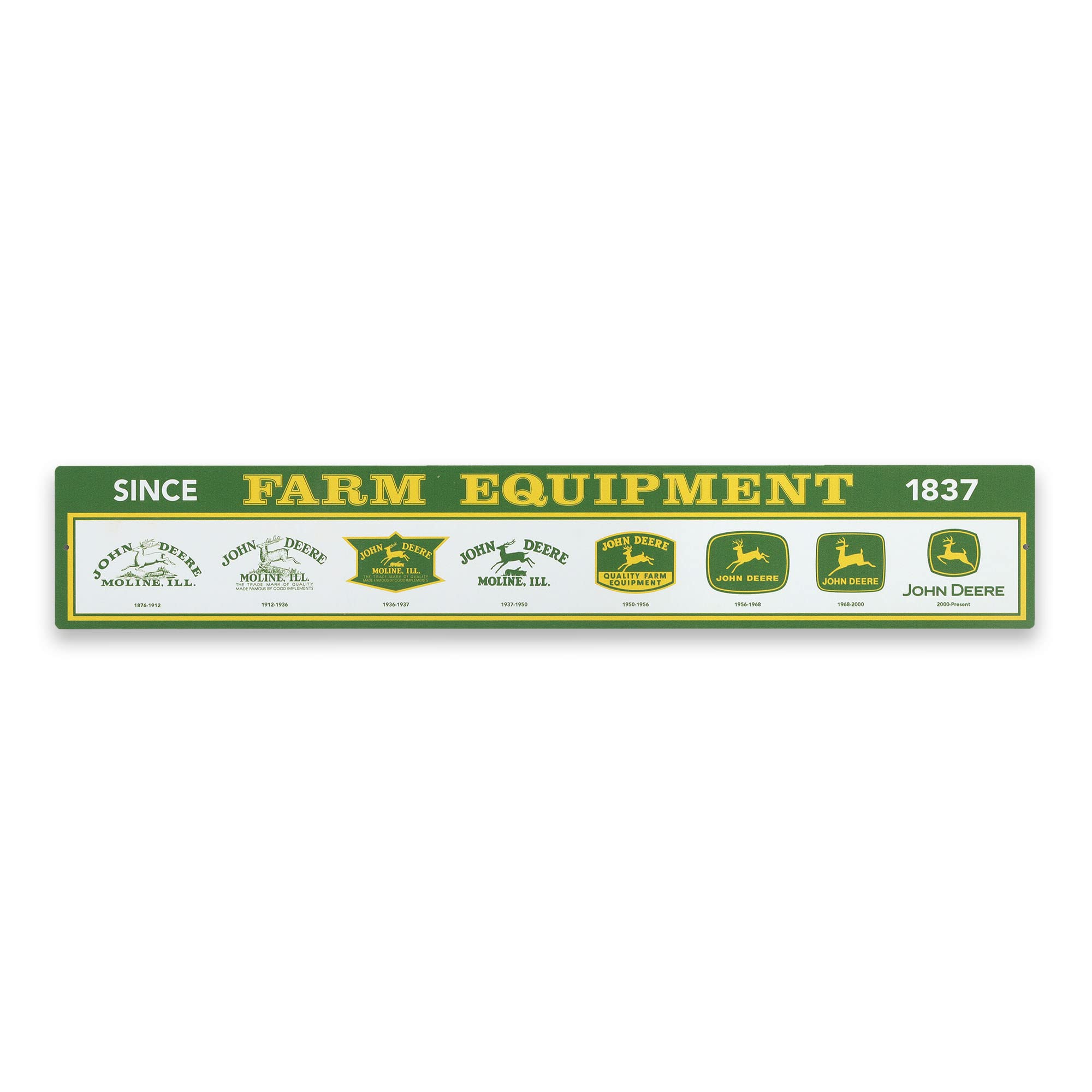 Assorted Items Include John Deere Farm Equipment Logo Evolution Metal Sign And More