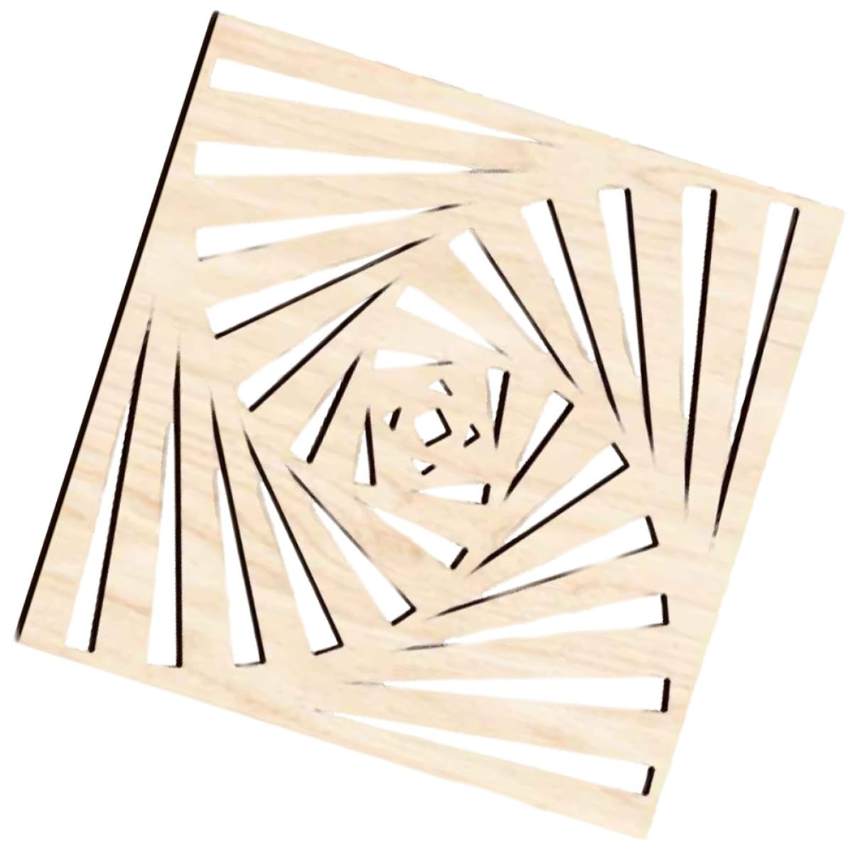 Decoración de pared de madera PRETYZOOM geométrica para solucionar paredes vacías