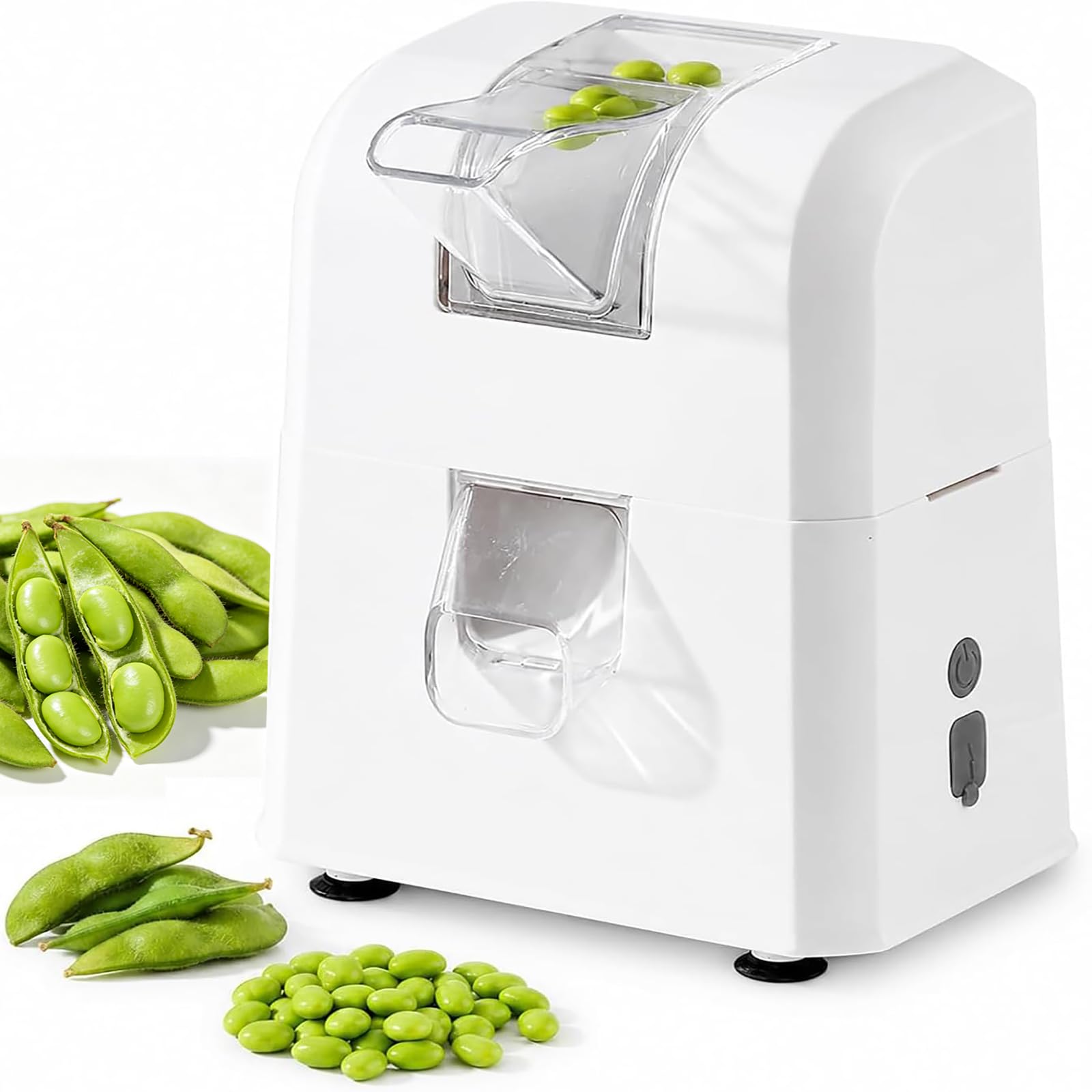 Sgranatrice Automatica Per Piselli, Pelapatate Ricaricabile Con Base A Ventosa Antiscivolo, 1 Libbra/minuto, Funzionamento Silenzioso, Pelatura Automatica, Interruttore Impermeabile