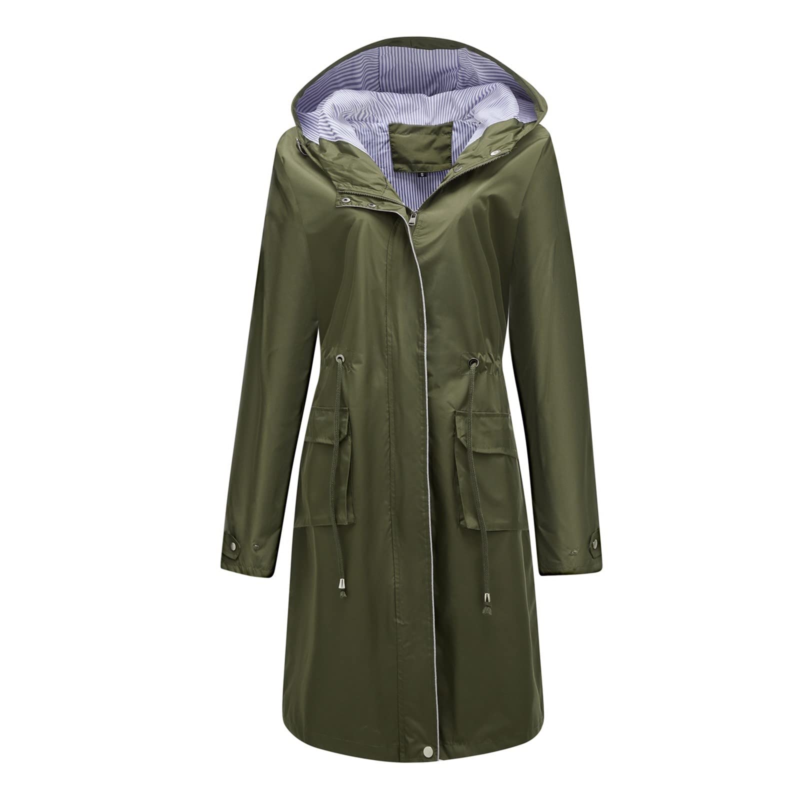 Gabardina impermeable mujer ideal para paseos cotidianos al aire libre 8
