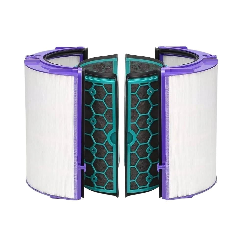 Hepa Carbon Filter，Compatible For Dyson TP04 HP04 DP04 TP05 HP05 Pure Cool Hepa Purifier，High Efficiency，Low Noise，Long Lasting，Easy Install(4pcs)