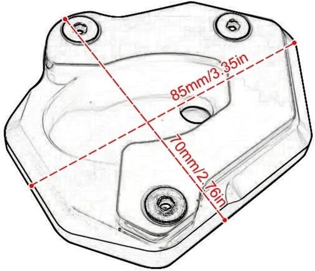 オートバイ CNC キックスタンド に適合するZ1000 に適合するZ1000SX に適合するER6N に適合するER-6F プレー