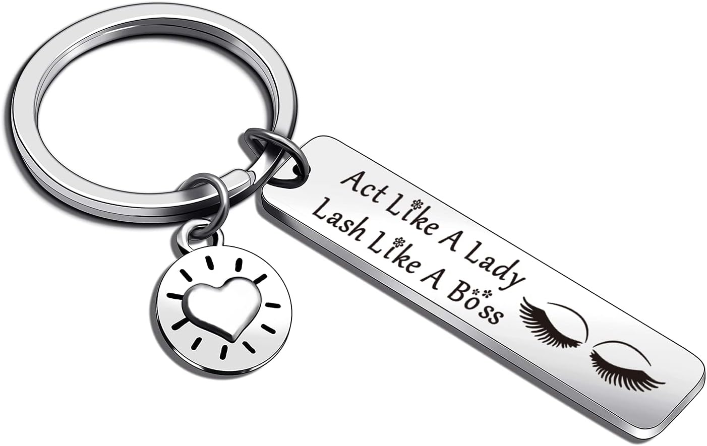 NothersASANHAO Lash Boss Jewelry Beautician Jewelry Lash Boss Gift Lash Artist Gift Lash Boss Keychain, Lash Boss Keychain, General