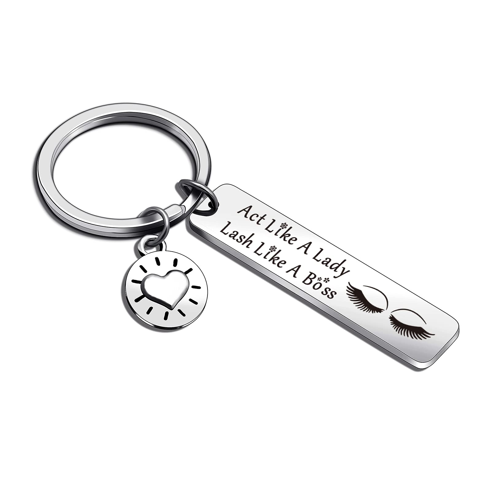 NothersASANHAO Lash Boss Jewelry Beautician Jewelry Lash Boss Gift Lash Artist Gift Lash Boss Keychain, Lash Boss Keychain, General