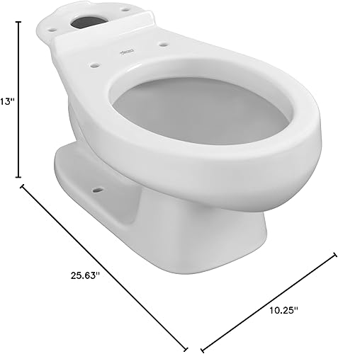 Miniatura 3 de American Standard 3128001.020 3128.001.020 - Cuenco para inodoro, blanco, mediano