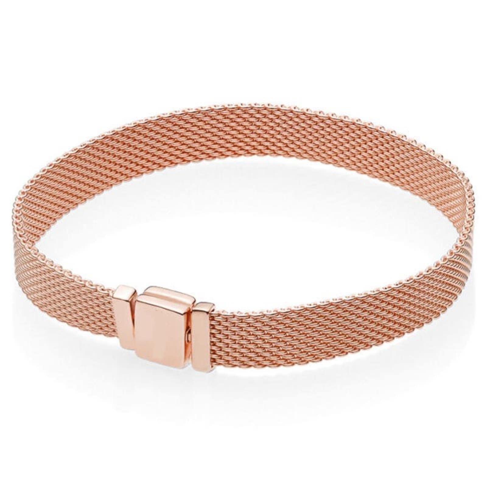 Pandora Blooming Rose Bracciale con chiusura a serpente 20cm