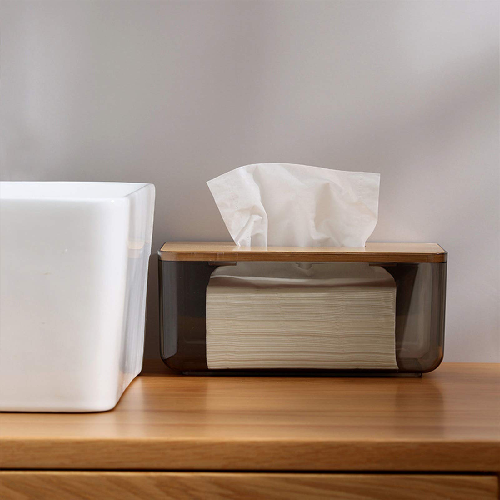 Kosmetiktuchspender Rechteckig Feuchttcher Box Bambus Tcherbox Holz  Papiertuchspender Kosmetiktcherbox Bambus Bambus Taschentuchbox Tissue Box  fr Zuhause Bro Auto Dekoration 23.5*13.5*10 cm : Amazon.de: Kche,  Haushalt & Wohnen