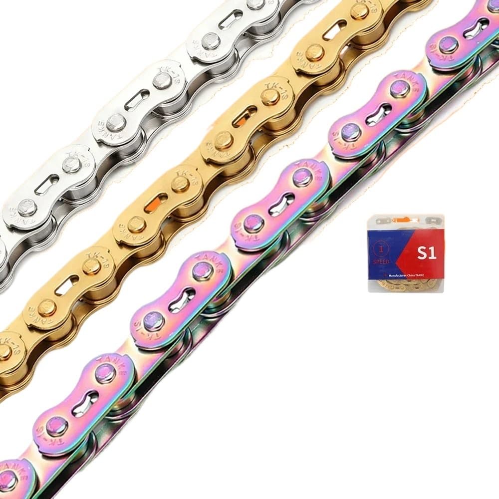 Cadenas de Bicicleta de una Sola Velocidad Cadena de Bicicleta de montaña de 1 Velocidad 100L
