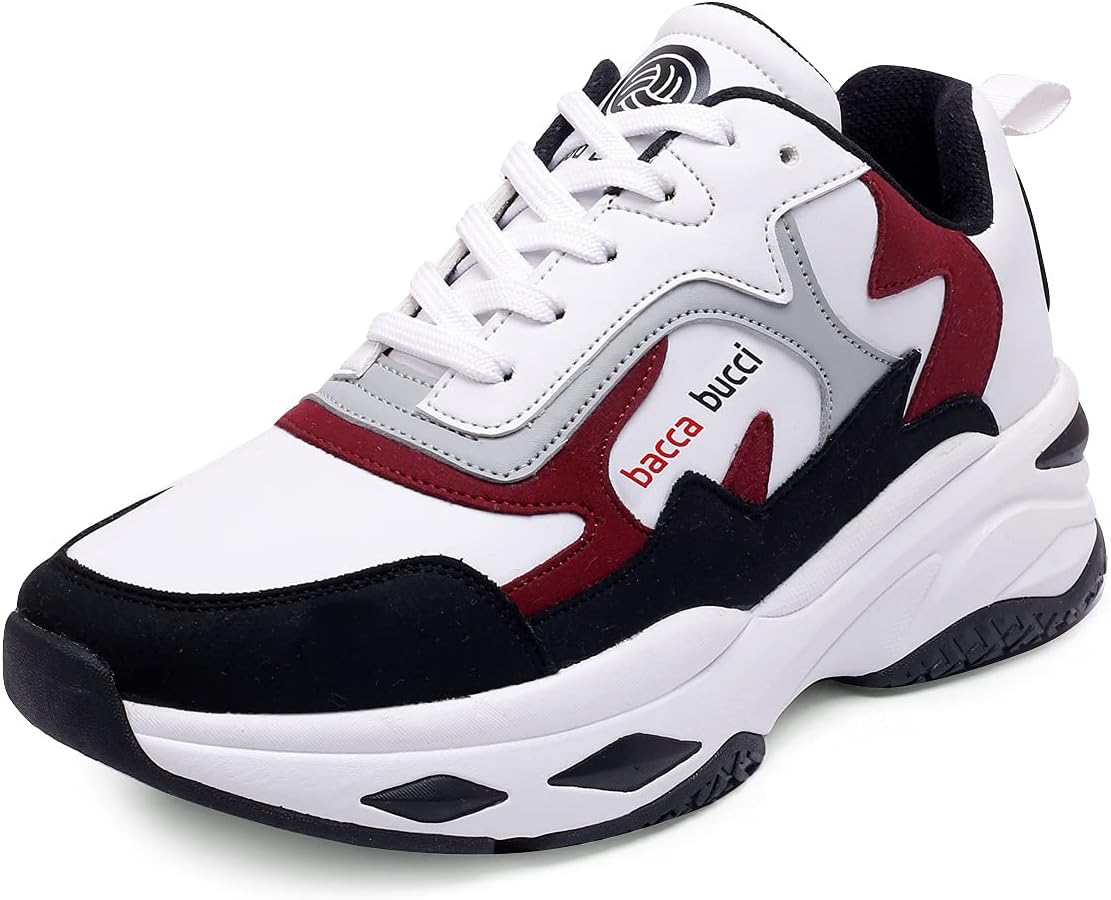 Men Lace Up Running Shoes