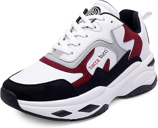Bacca Bucci Men Lace Up Running Shoes