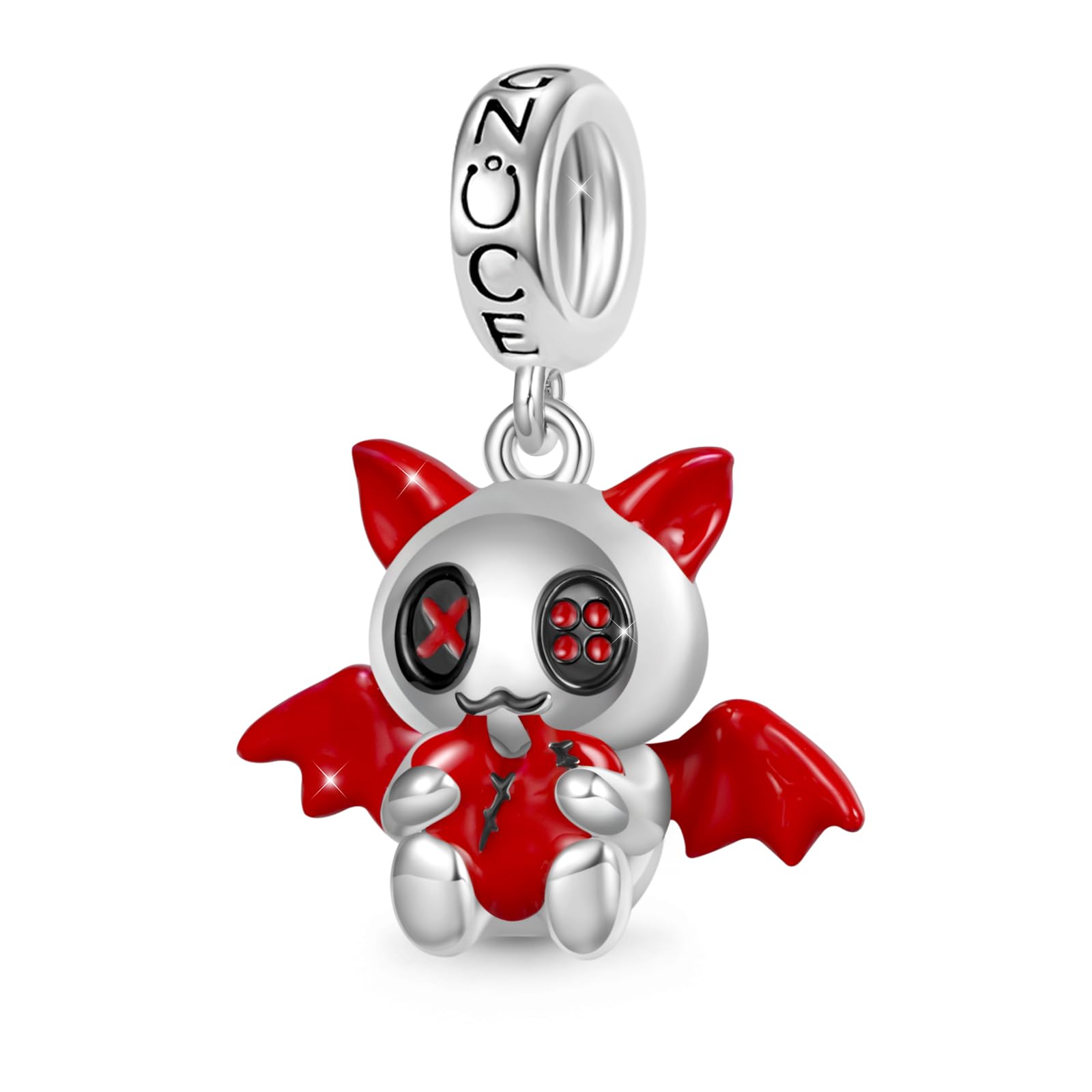 GNOCE Halloween Charms Fit Bracelet Necklace for Women