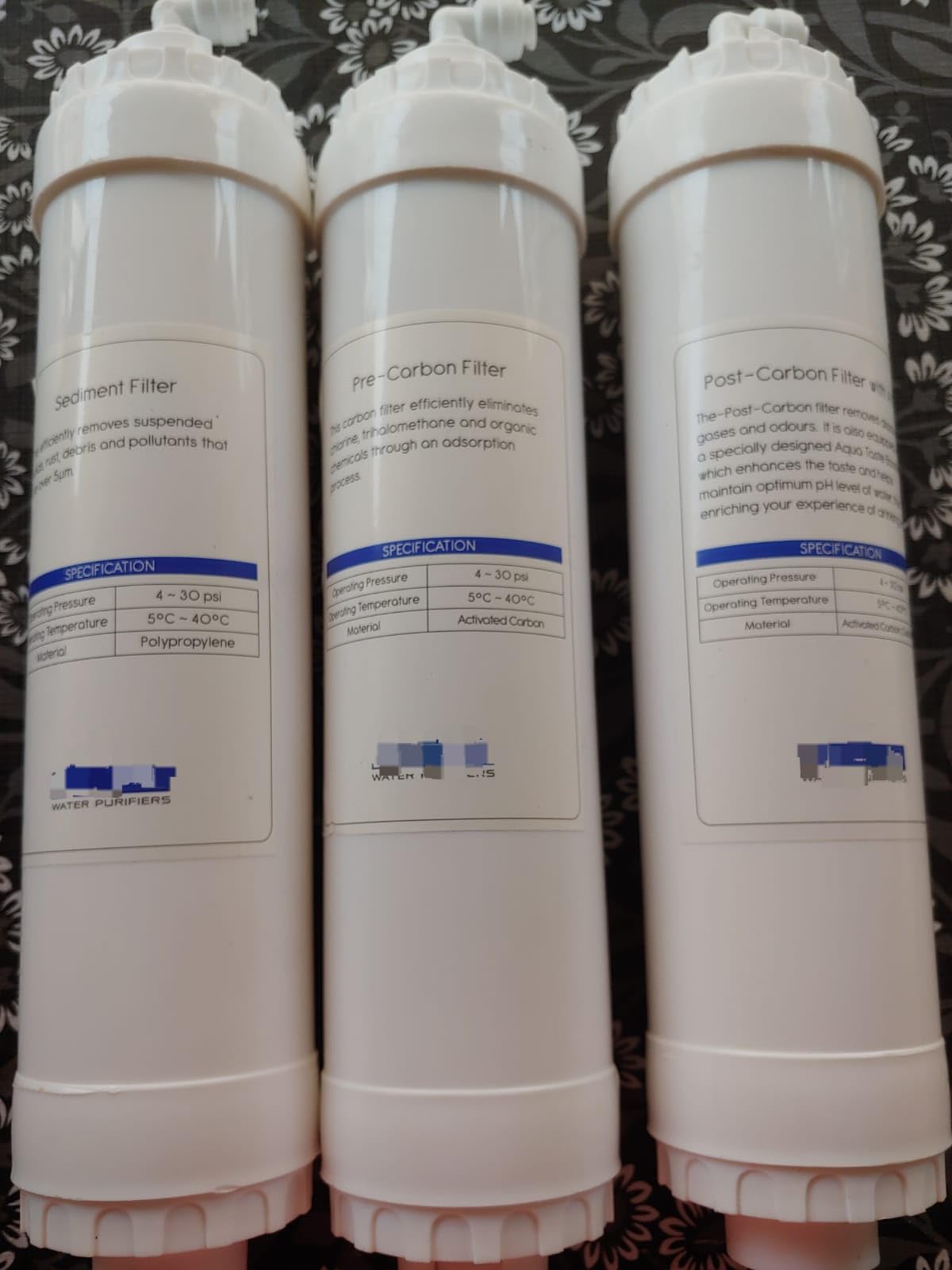 pre and Post Inline Filter Set with 75 GPD RO Membrane, Sediment + pre Carbon Cartridge+ Post Carbon catridge & Connectors | Complete RO Service Kit for Pure & Healthy Water-image-8