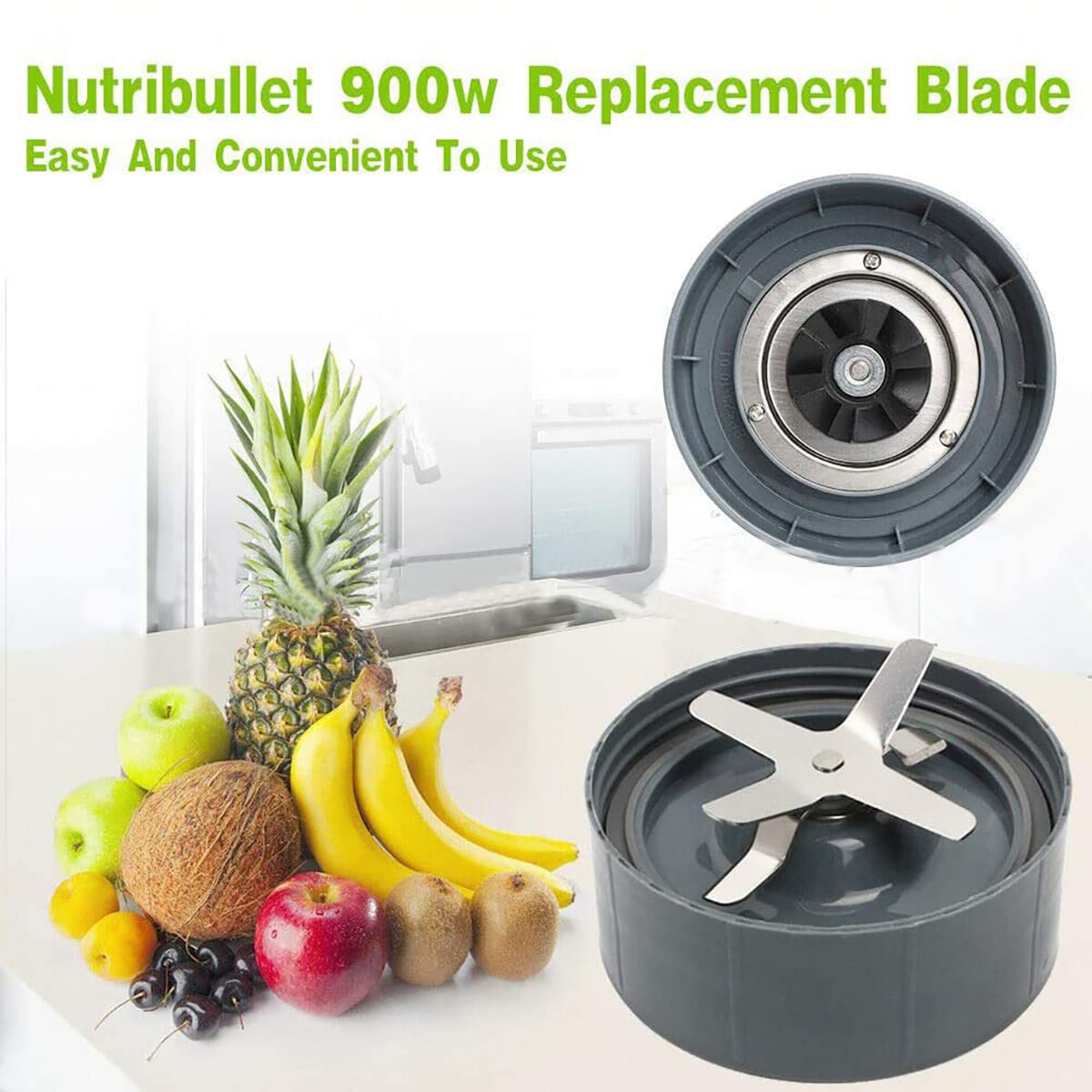 WANGCL Ostrze wymienne do ekstraktora pasuje do akcesoriów Nutribullet NUTRI 600W 900W z silikonowymi uszczelkami gumowymi, uszczelką O-ring, kołem przekładniowym, podkładką antywibracyjną