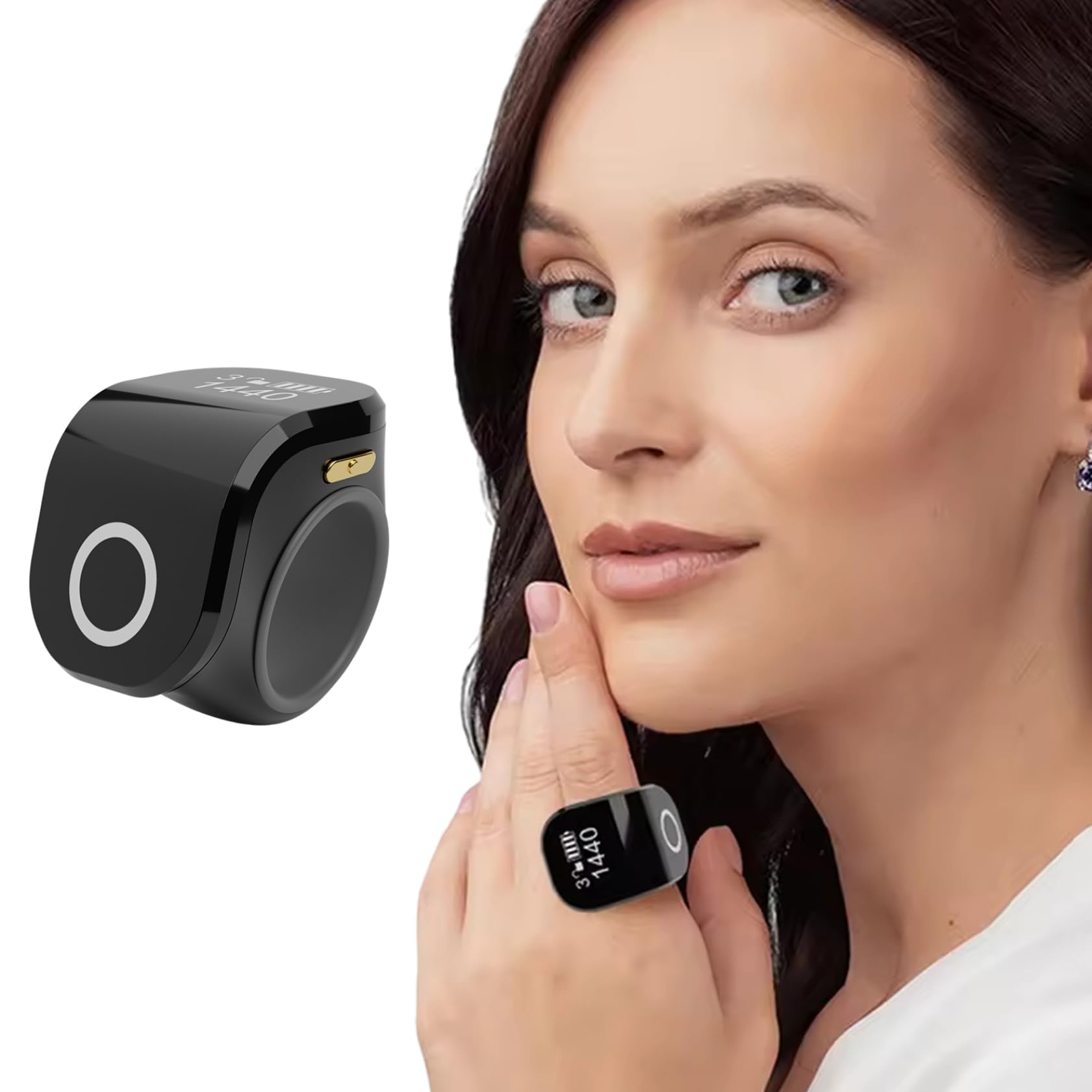 Silent Counter For Gym Repetitions Electronic Finger Counter Clicker With Vibration Adjustable Ring For Gym, Prayer, Work & Counting Tasks Gym Rep Counter Silent Silent Counter For Gym Repetitions Electronic Finger Counter Clicker With Vibration Adjustable Ring For Gym, Prayer, Work & Counting Tasks Gym Rep Counter Silent