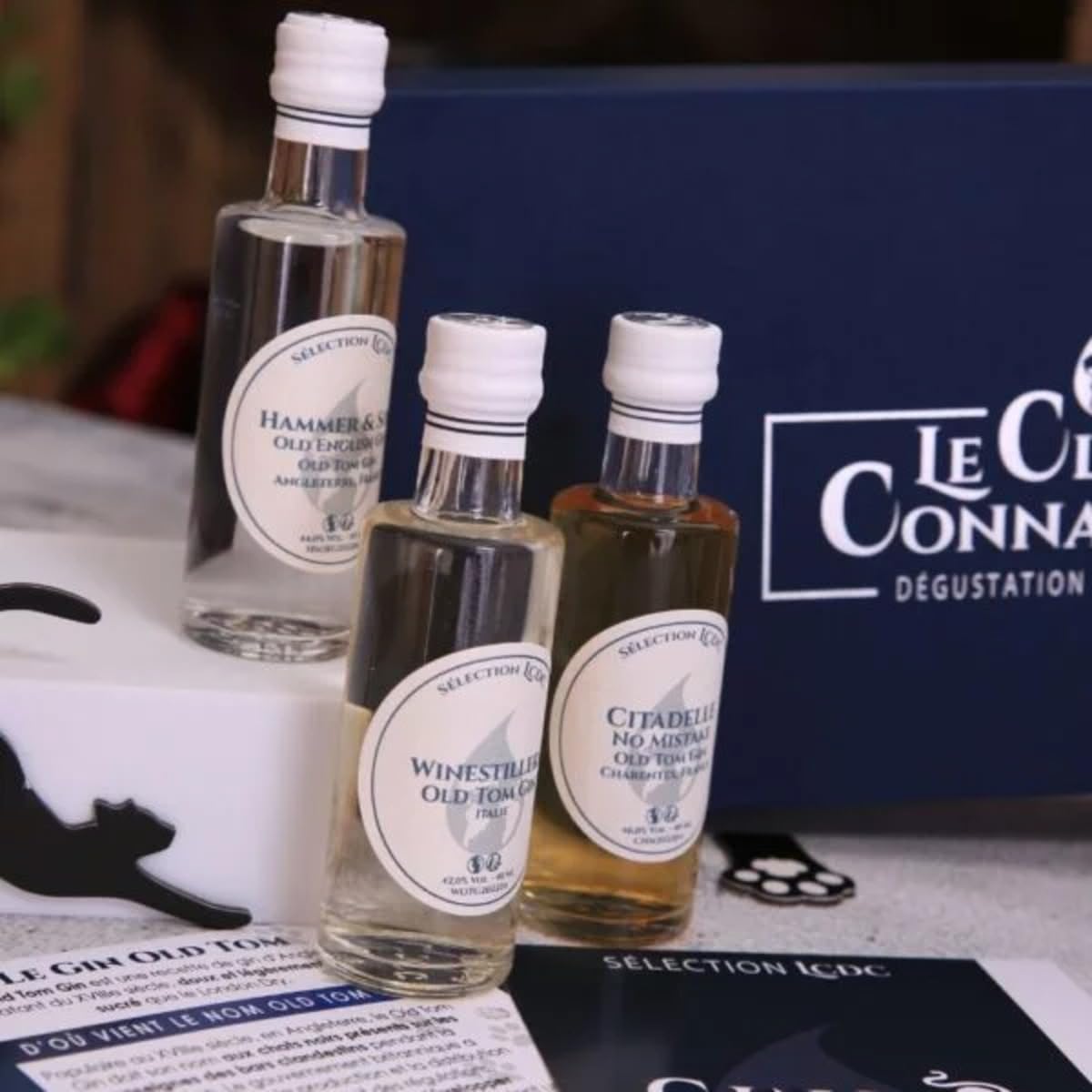 Coffret Dégustation Gin Gins Old Tom 6 x 40ml - En Solo Ou Duo - Le Club des Connaisseurs