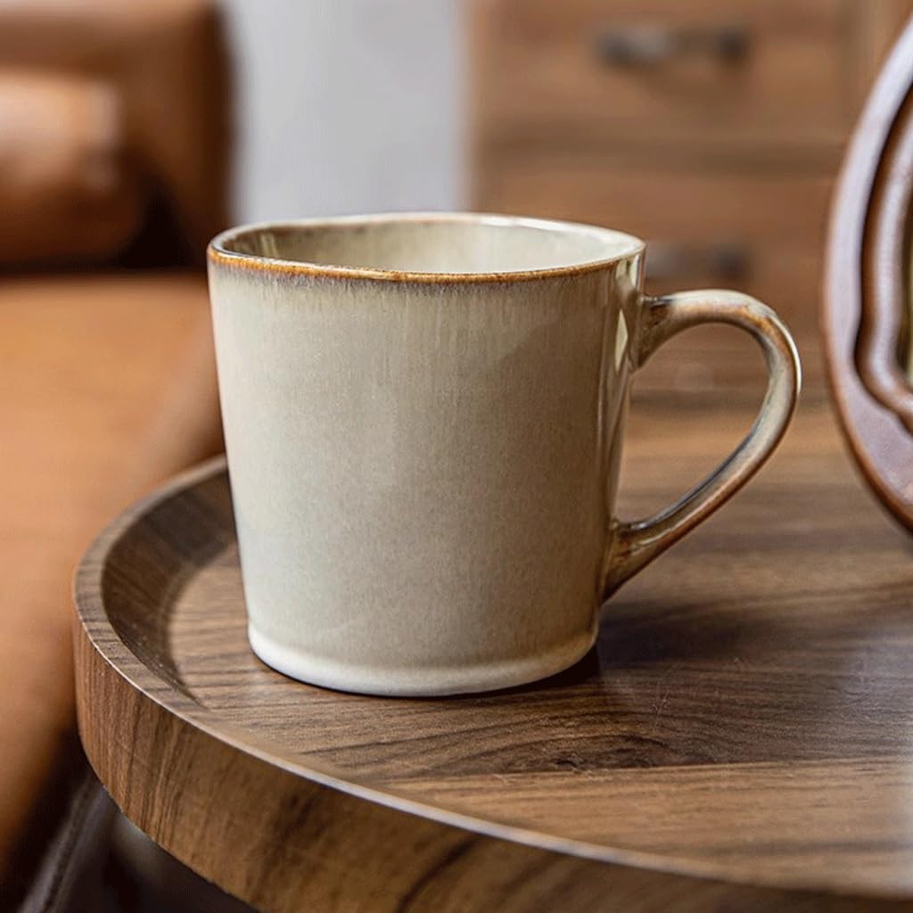 Tazas Cafe Taza De Cerámica Retro Taza De Café Americana Simple Mug Cups