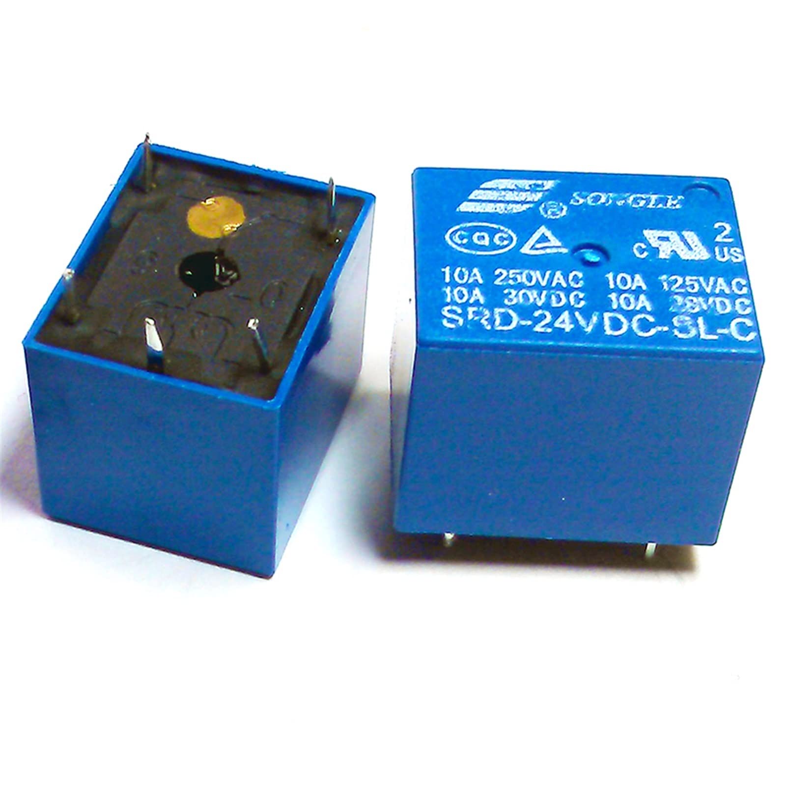 AQHYEBNSR 5pcs/lot 5pin 10A 3V 5V 6V 9V 12V 18V 24V 36V 48V DC 1NO NC Sealed Relay one Group of Normal Open and Close