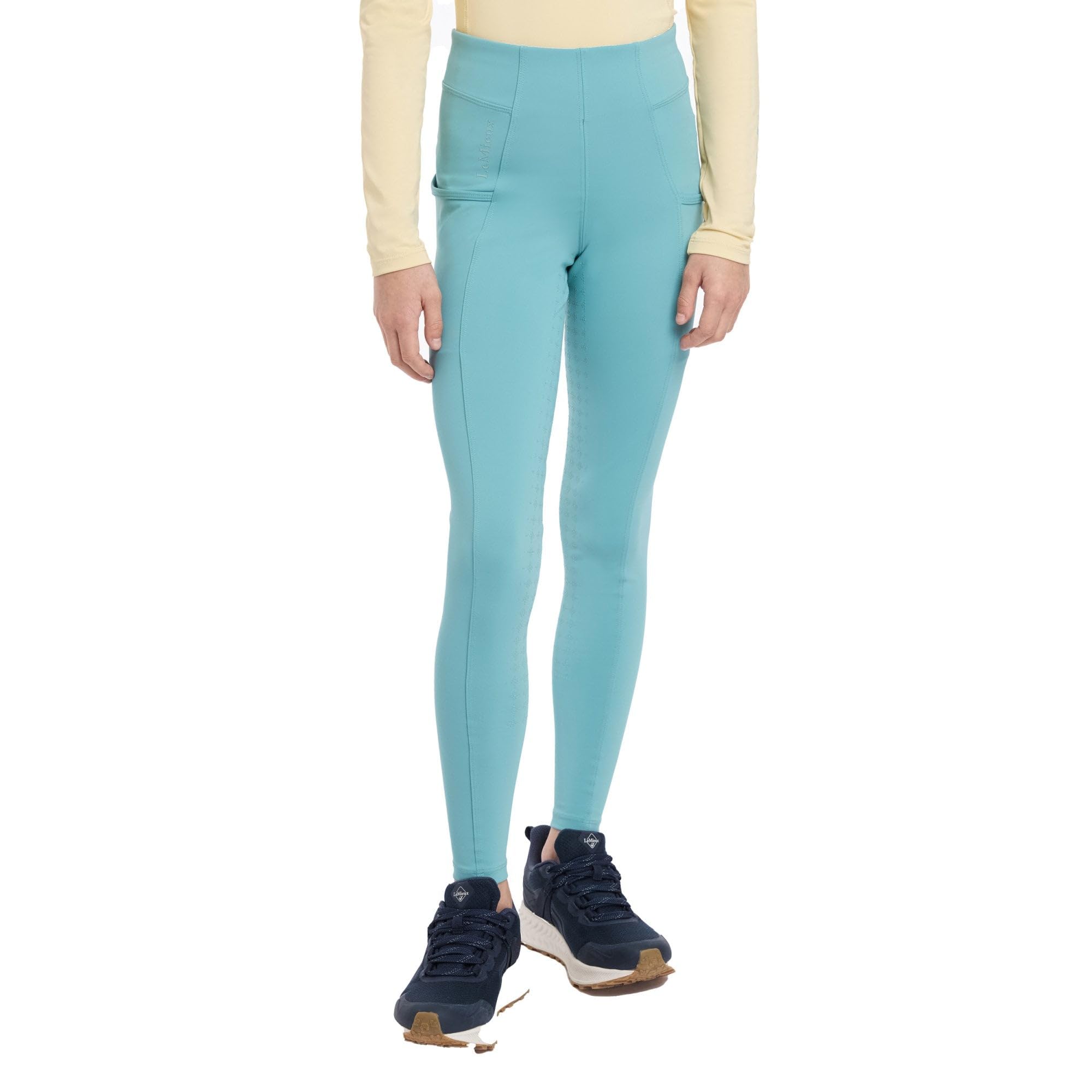 Lemieux Turquoise Children's Full Grip Riding Trousers Orla