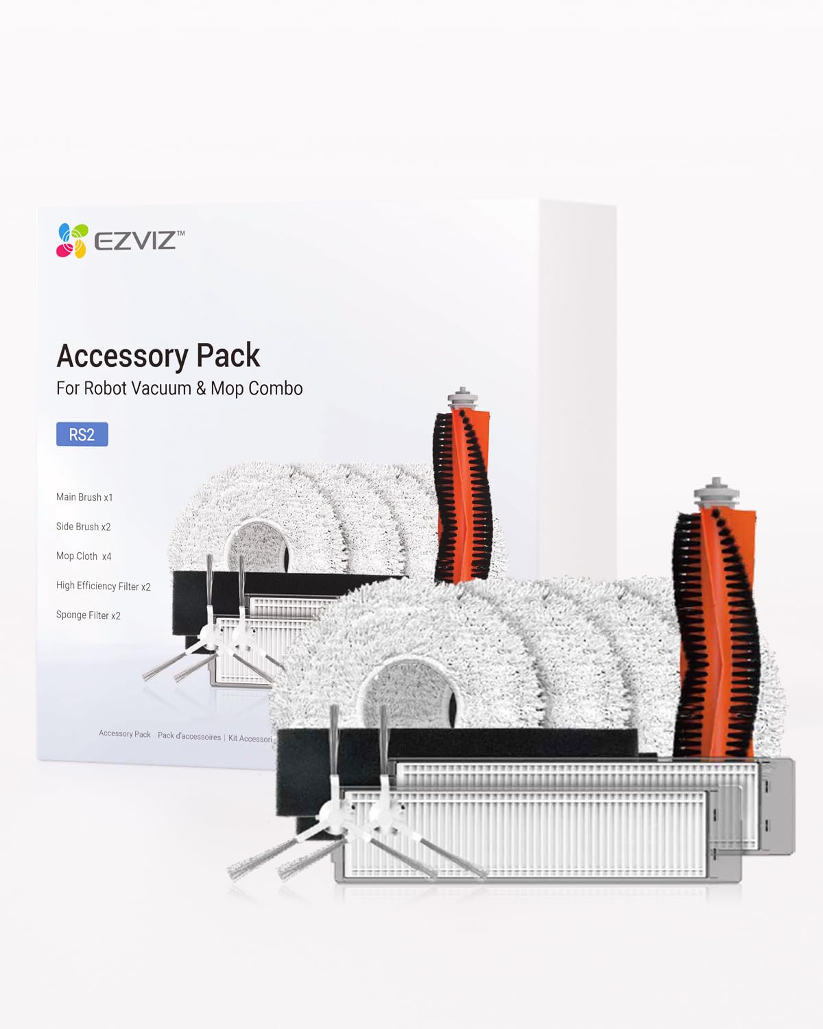 Shophubio Sacchetti Per Aspirapolvere – Compatibili Con EZVIZ RS20 Pro, 5 Litri, Fibre Meltblown