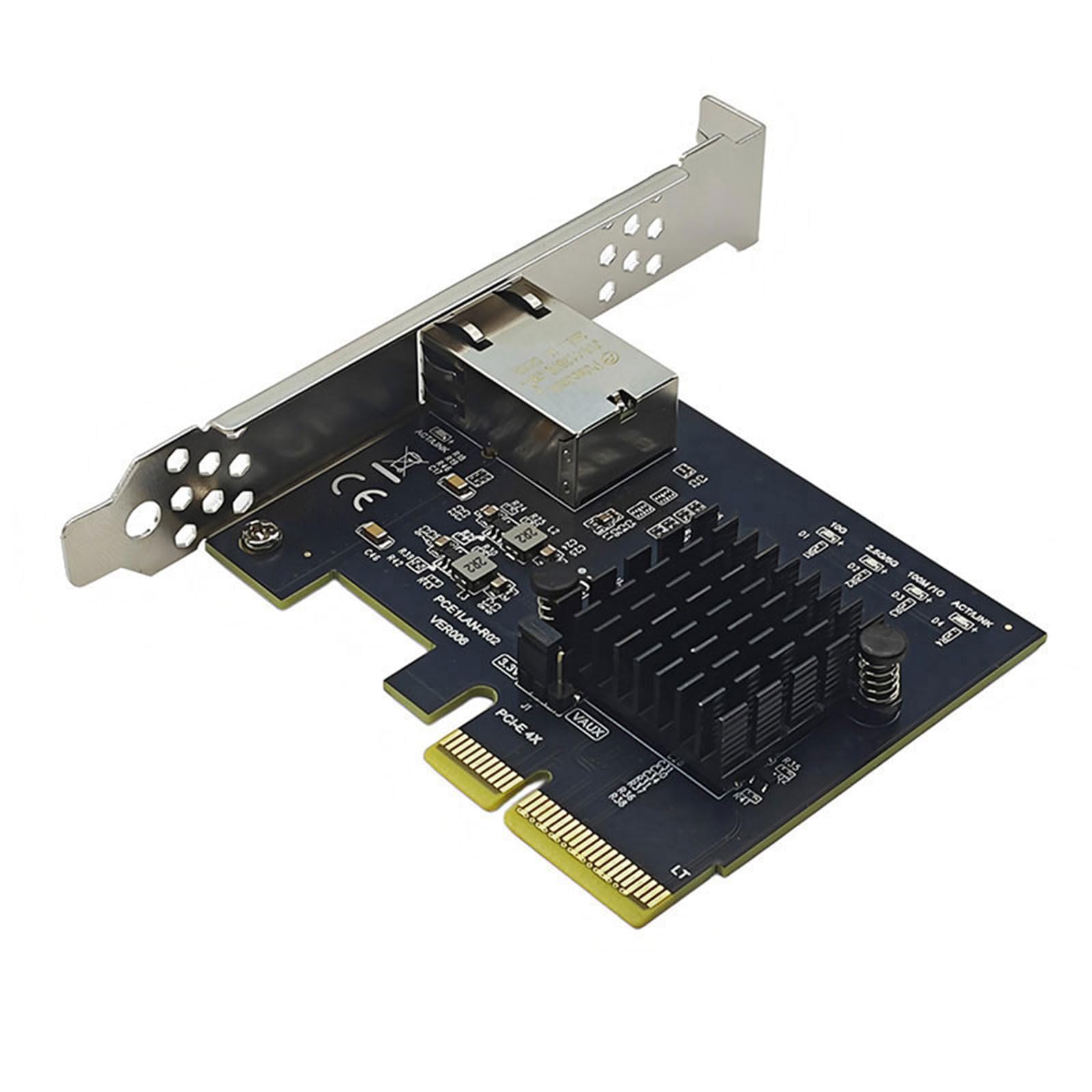 Scheda di rete Gigabit PCIE3.0 da 10 Gbps, chip 82574, supporto a basso profilo per una rete rapida del server