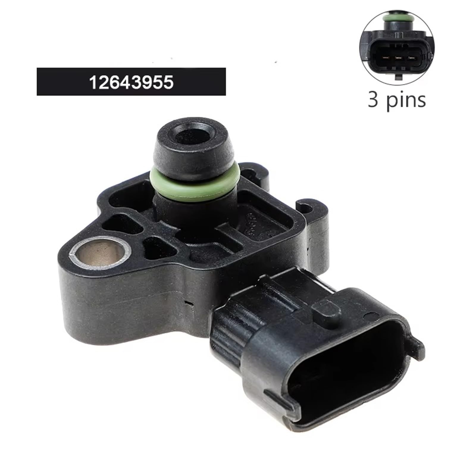 Sensor Colector Admisión Compatible Con Buick Para Regal Para Verano Para Envision Sensor De Presión Aire Colector 3 Pines MAP 12612110 12635044 2134647 12643955