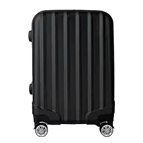Mala de Viagem de Bordo Silent Noronha 10kg - Padrão ANAC | Rígida em ABS | 4 Rodas Duplas 360° | Cadeado Numérico Integrado | Leve e Resistente (Cor Preto)