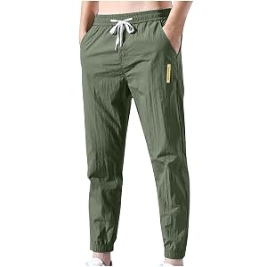 Pants for Men Straight Fit Jogger Pants Fashion Quick Dry Lightweight Workout Sweatpants Hiking Trousers