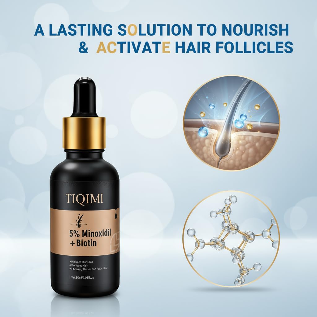 5% Minoxidil Hair Regrowth Treatment for Women & Men - Clinically Proven Foam with Biotin & Rosemary Oil for Thicker, Fuller Hair - Image 7