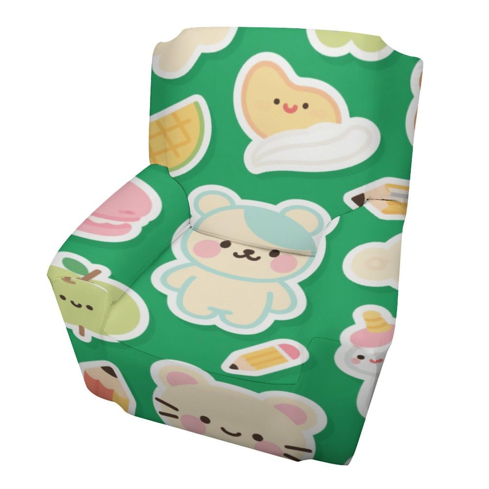 Fekiloot Style Green Fruit Bear Couch Cover Sofa Cover Sofa Slipcover