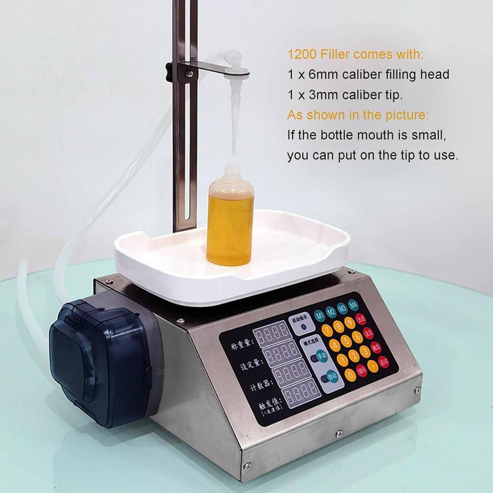 SenhE Máquina de llenado Automática de líquidos, Máquina llenadora de Botellas de Miel, Máquina llenadora de Pasta Máquina llenadora de Champú, para Cosméticos, Medicamentos y Bebidas