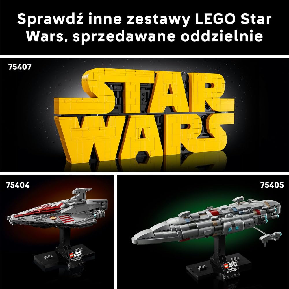 LEGO Star Wars Hełm Jango Fetta 75408 | Model kolekcjonerski, zestaw klocków dla dorosłych, prezent dla fana Star Wars, ozdoba na biurko, 616 elementów
