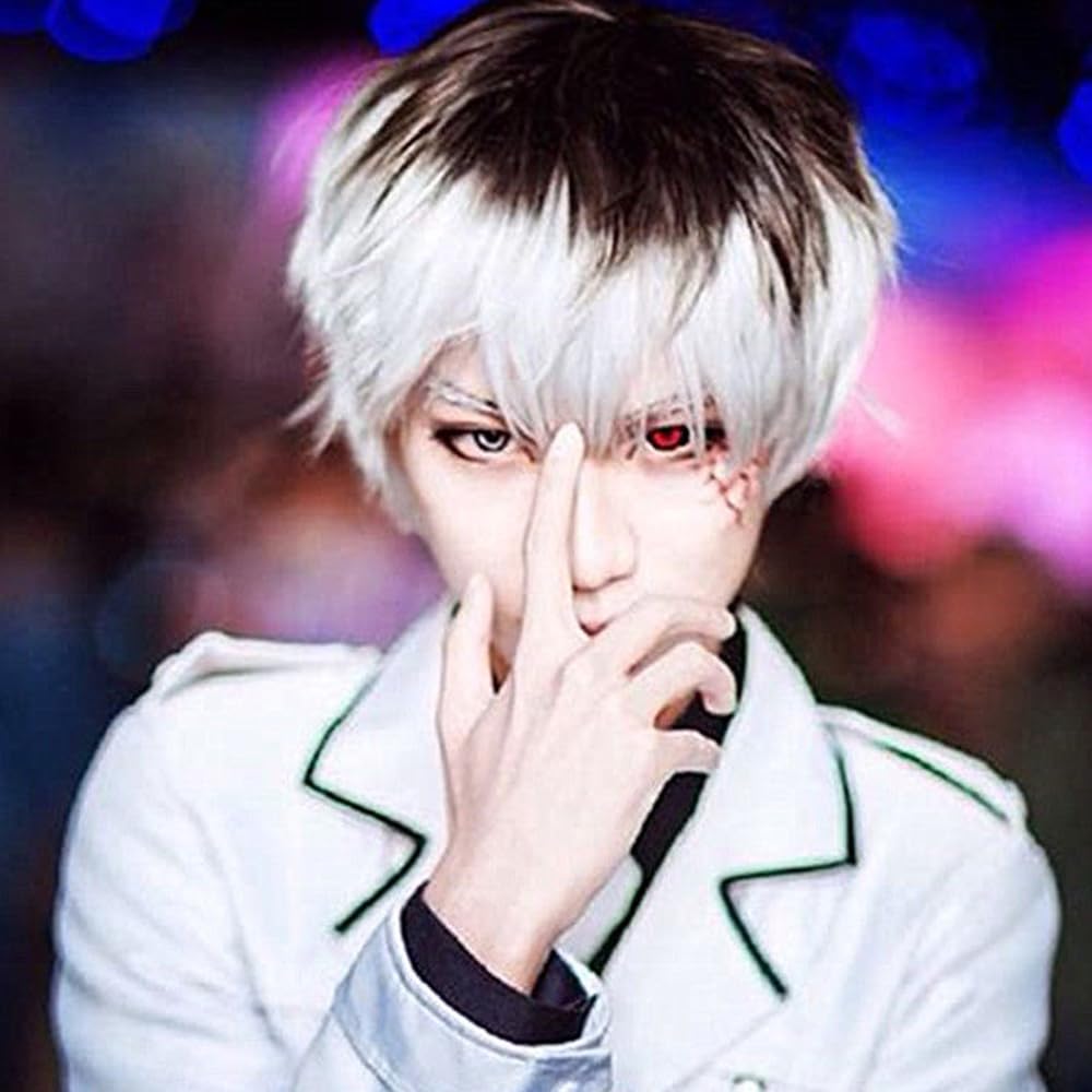 DEXSHUN Arima Kishō kostium cosplay, kostium anime, do odgrywania ról, kostium Arima Kishō, biały kombinezon bojowy, kostium na Halloween, Cosplay, kompletny zestaw