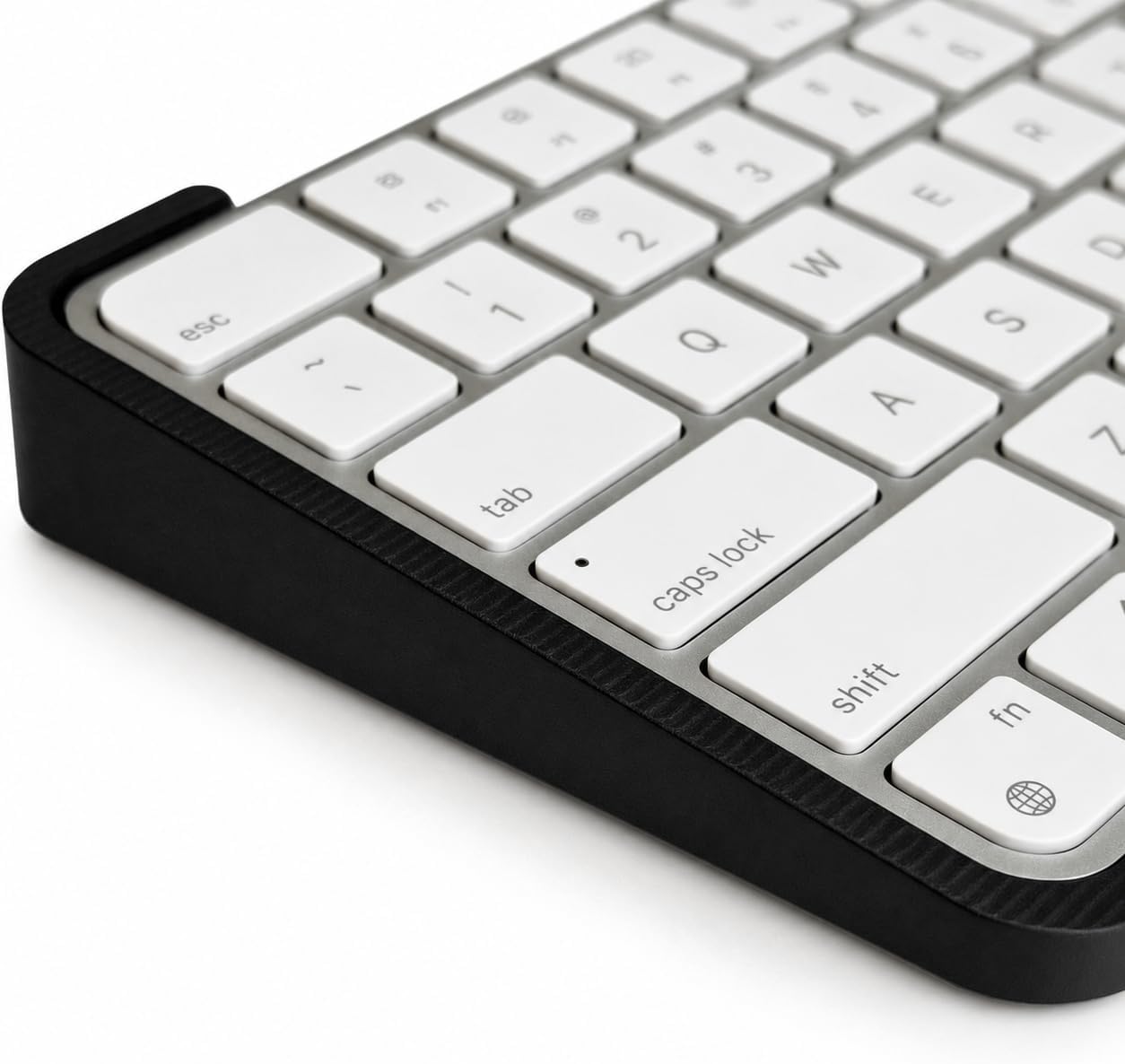 Tilted Magic Keyboard Holder for Easy Ergonomic Typing, Compatible with Apple Magic 3 Keyboard, Keyboard Stand with Rubber Anti-Slip Grip, Office Desk