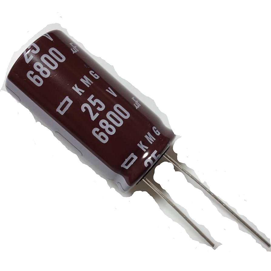 Amazon | 日本ケミコン アルミ電解コンデンサー 25V 6800μF(105