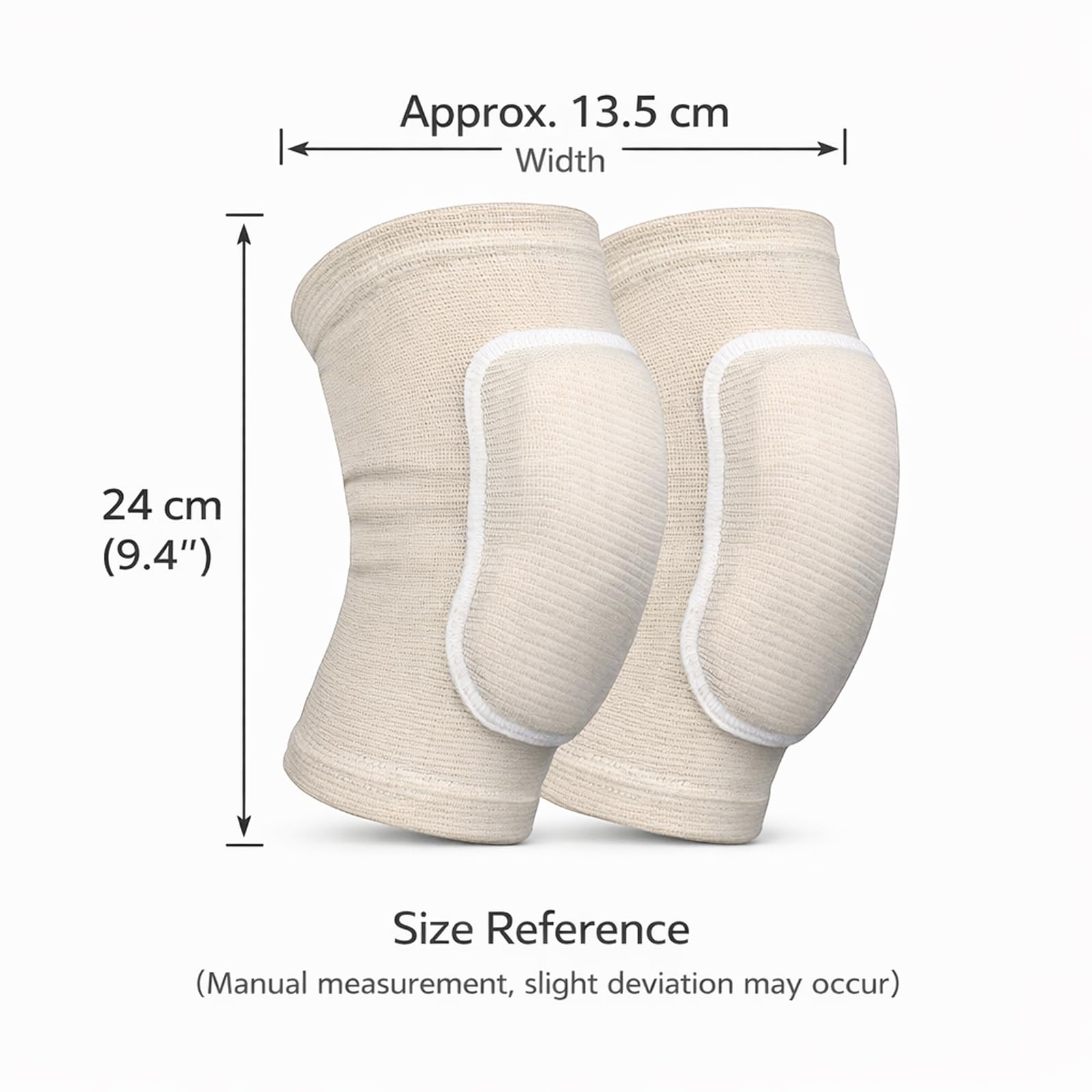 1 Par Rodilleras de Danza con Esponja – Protección Suave para Rodillas, Rodilleras Deportivas Transpirables para Entrenamiento y Yoga