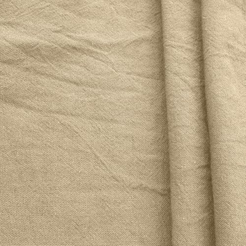 Mens Linen Cargo Pants Elastic Drawstring Waist Lightweight Summer Beach Pants Solid Color Casual Straight Trousers3