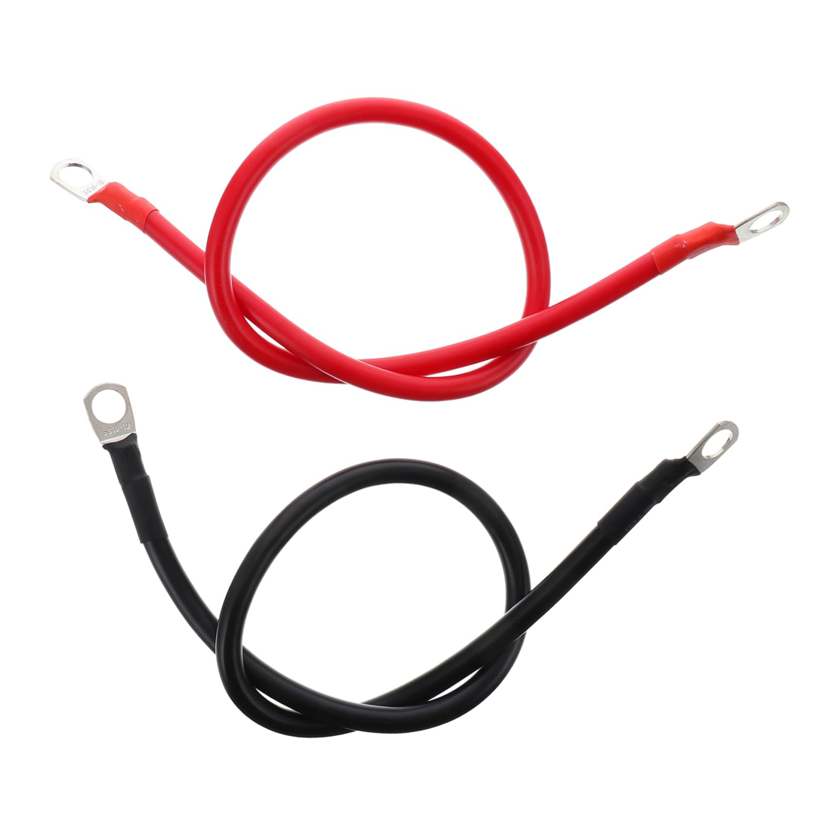 Câbles De Batterie Premium Pour Onduleur - Lot De 2, 50 Cm, Résistants à La Chaleur Et à La Corrosion, Pour Voiture Et Bateau - 9
