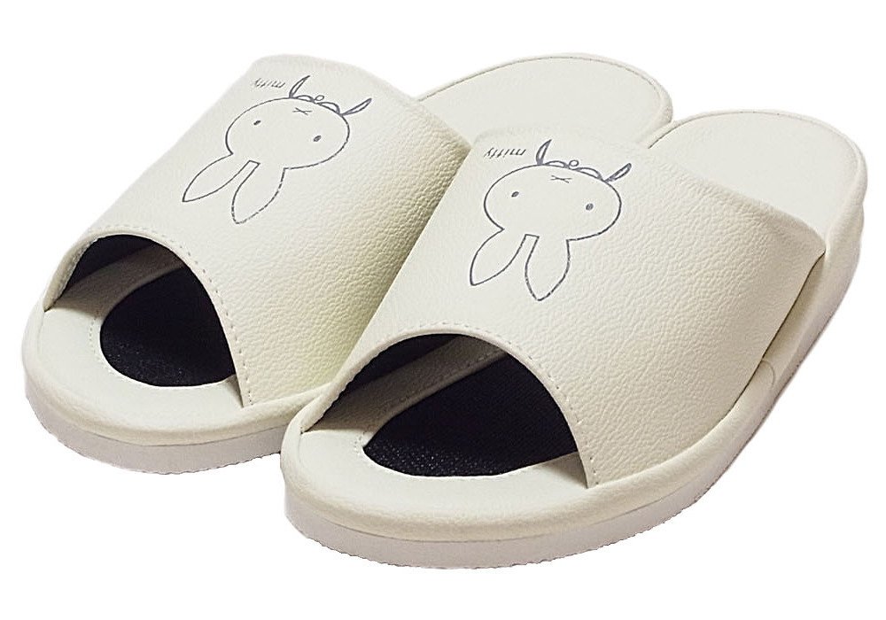 Amazon | 愛和総業 スリッパ ミッフィー レザー Mサイズ 抗菌 おしゃれ