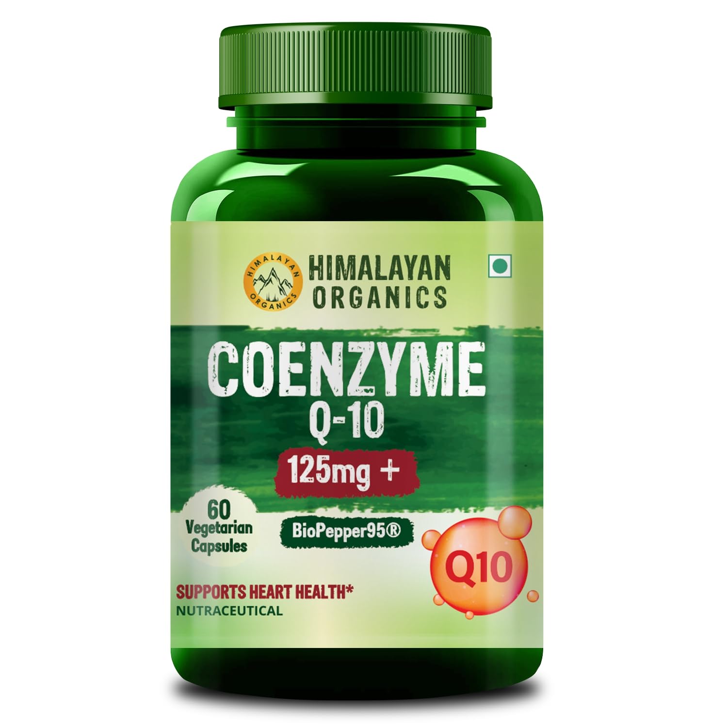 Vlado’s Himalayan Organics CoQ10-125mg With BioPepper - 5mg, COENZYME Q-10 125mg Supplement | High Absorption And Strength For Men And Women - 60 Veg Capsules (B0DC6ZZQC1) Amazon Price History, Amazon Price Tracker