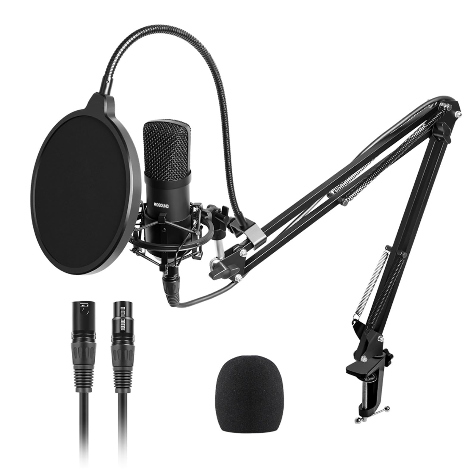 Prosound Xlr Professional Microphone With Boom Arm Kit