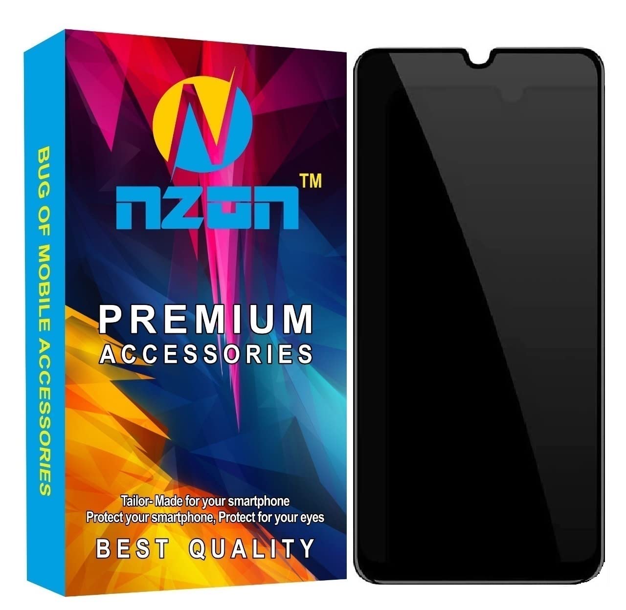 nzon Replacement for Oppo R17 Pro Tempered Glass Privacy Screen Protector[Case Friendly] Eye Protection Film Tempered Glass for Oppo R17 Pro (Black) (B09TKSJ4F2) Amazon Price History, Amazon Price Tracker