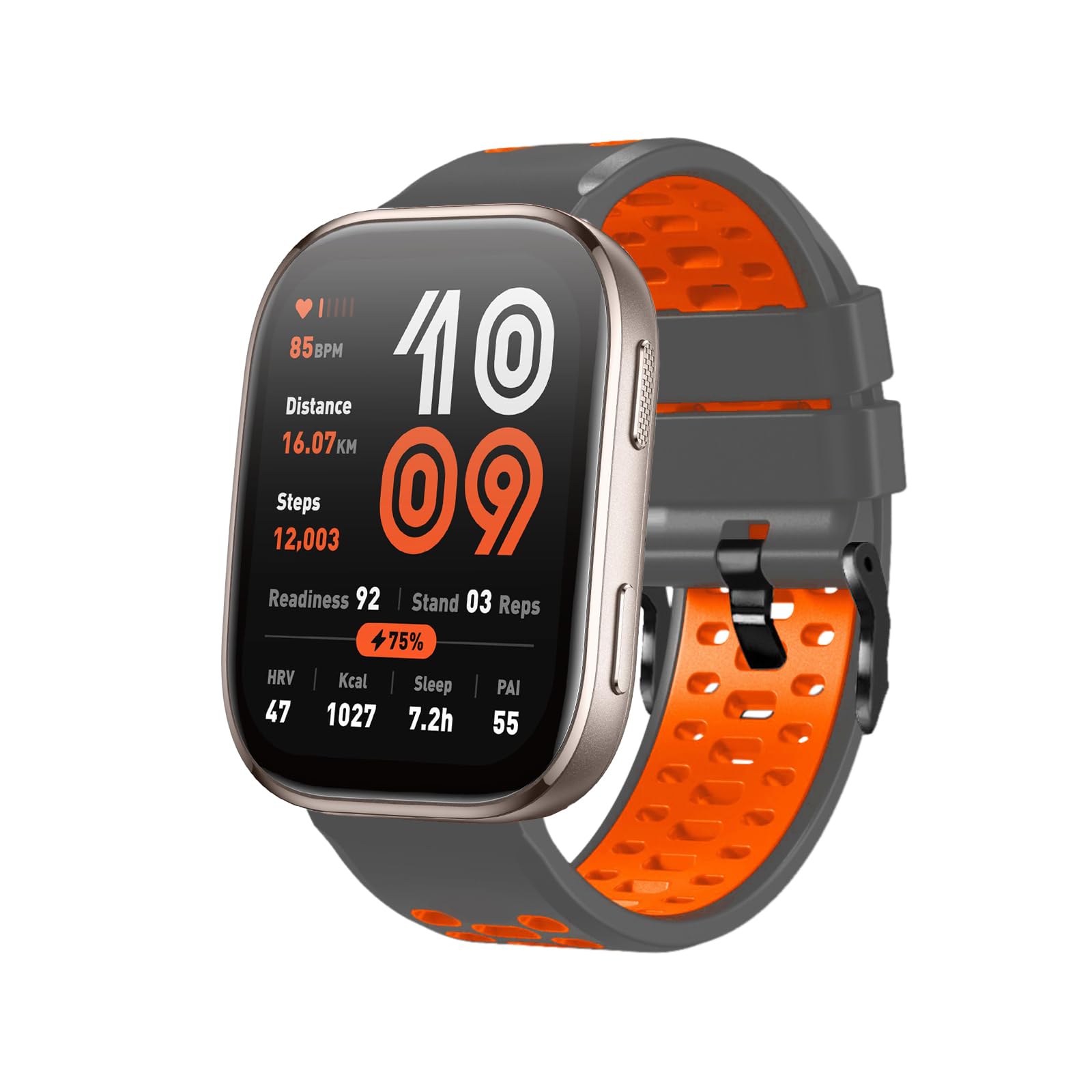 22mm Silicone Watch Band Compatible with Amazfit T-Rex 3 Pro 48mm/Balance 2/Balance/Bip 6/Bip 5/GTR 4/GTR 3/GTR 2, Two Color Replacement Strap for Amazfit Cheetah/Stratos 3/2s