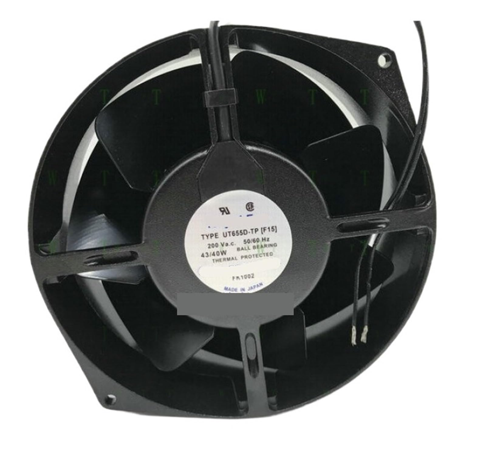 YMUGUEGH UT655D-TP AC 200V 43/40W 172x150x55mm 2-Wire Cooling Fan
