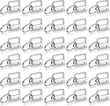 Key Fob Hardware Wristlet Set Wrist Key Chain Wristlet Sets with Split Rings Key Rings- 1 Inch Wide (1 Inch)