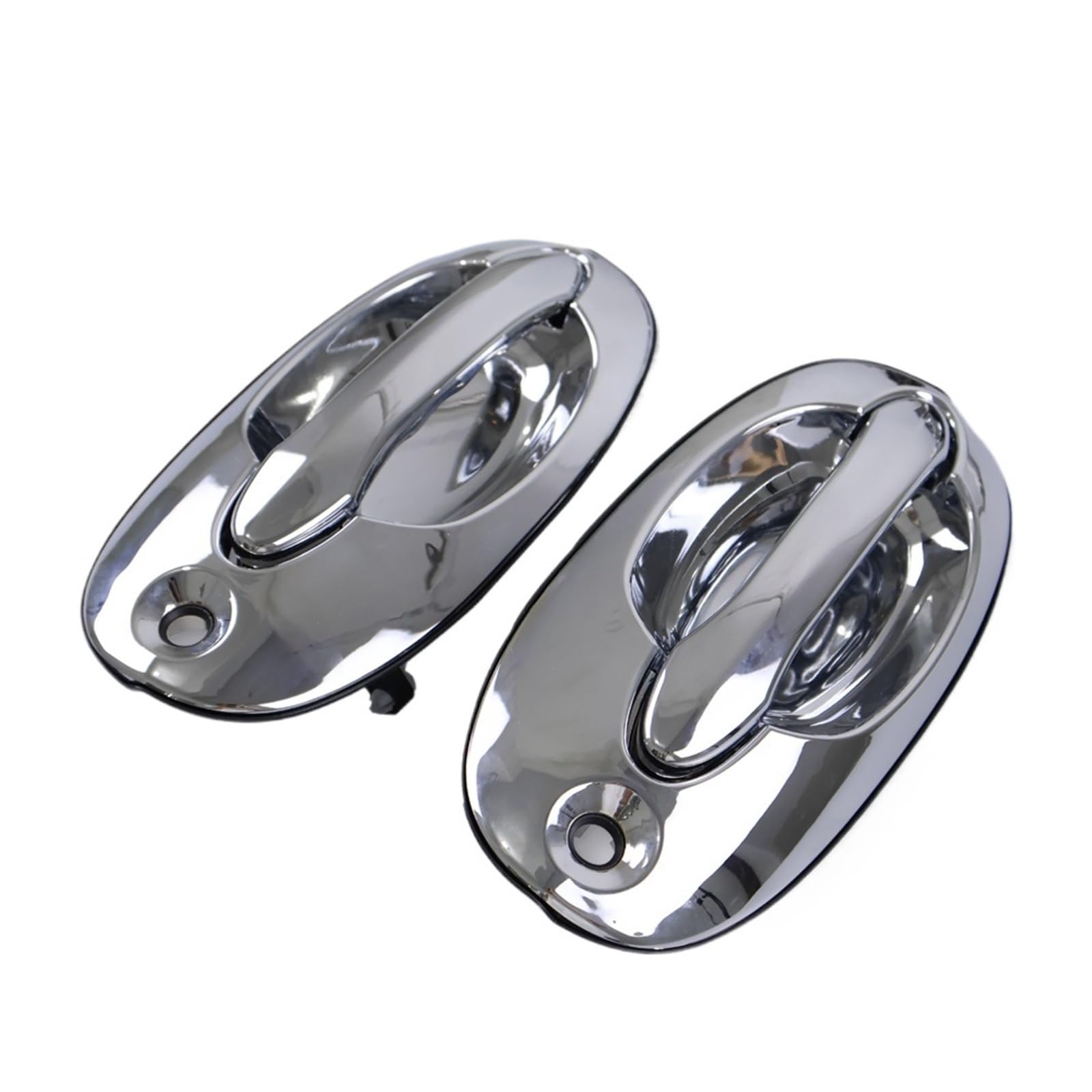Zynther 1Pair Front Car Outside Door Handle For Kia For Carnival 2000-2006 Outer Outside Front Door Handle For Chrome(1Pair Front)