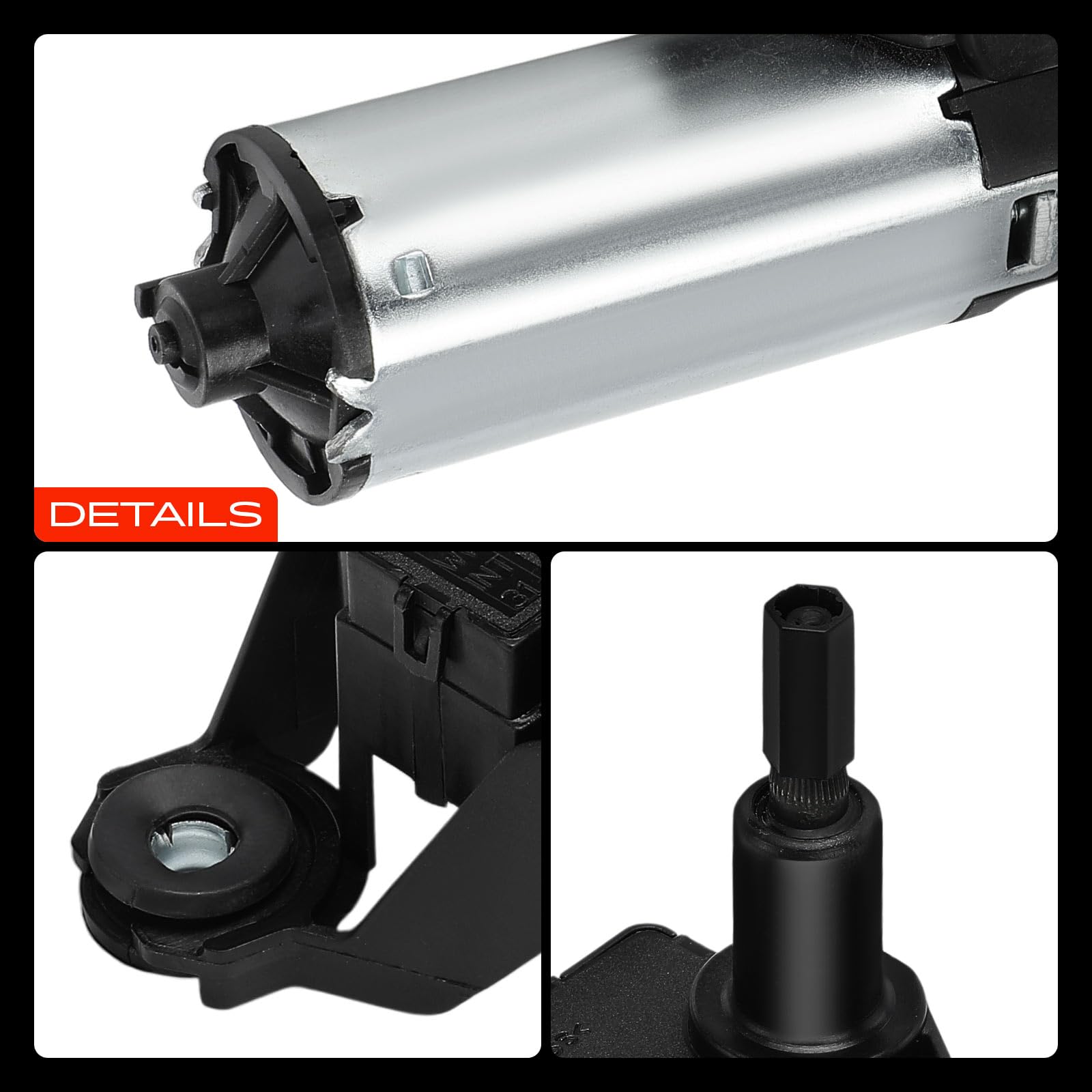 Frankberg Motor del limpiaparabrisas Compatible con Viano W639 2.1L-3.7L Vito Bus W639 2.2L-3.7L Electric Vito/Mixto Furgoneta W639 2.2L-3.7L Electric Replace# 6398201008