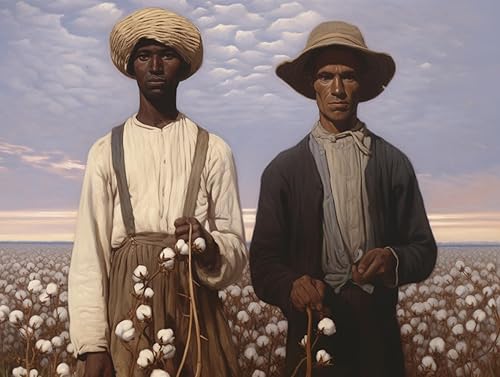 Rompecabezas para adultos y familia, rompecabezas de 500 piezas, afroamericanos, hombres, agricultores, formación de algodón, juegos familiares de