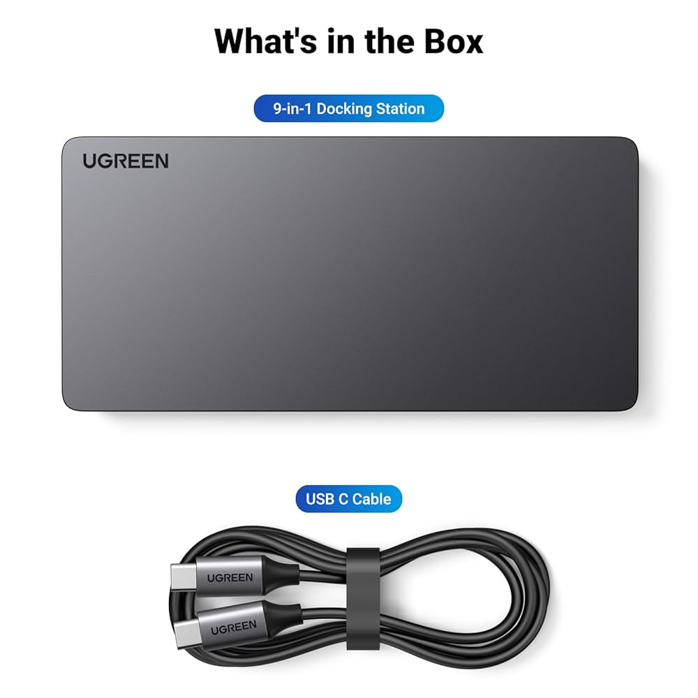 UGREEN RevoDock Pro 209 USBハブ UGREEN Revodok Pro 209 USB C Docking Station, 9-in-1