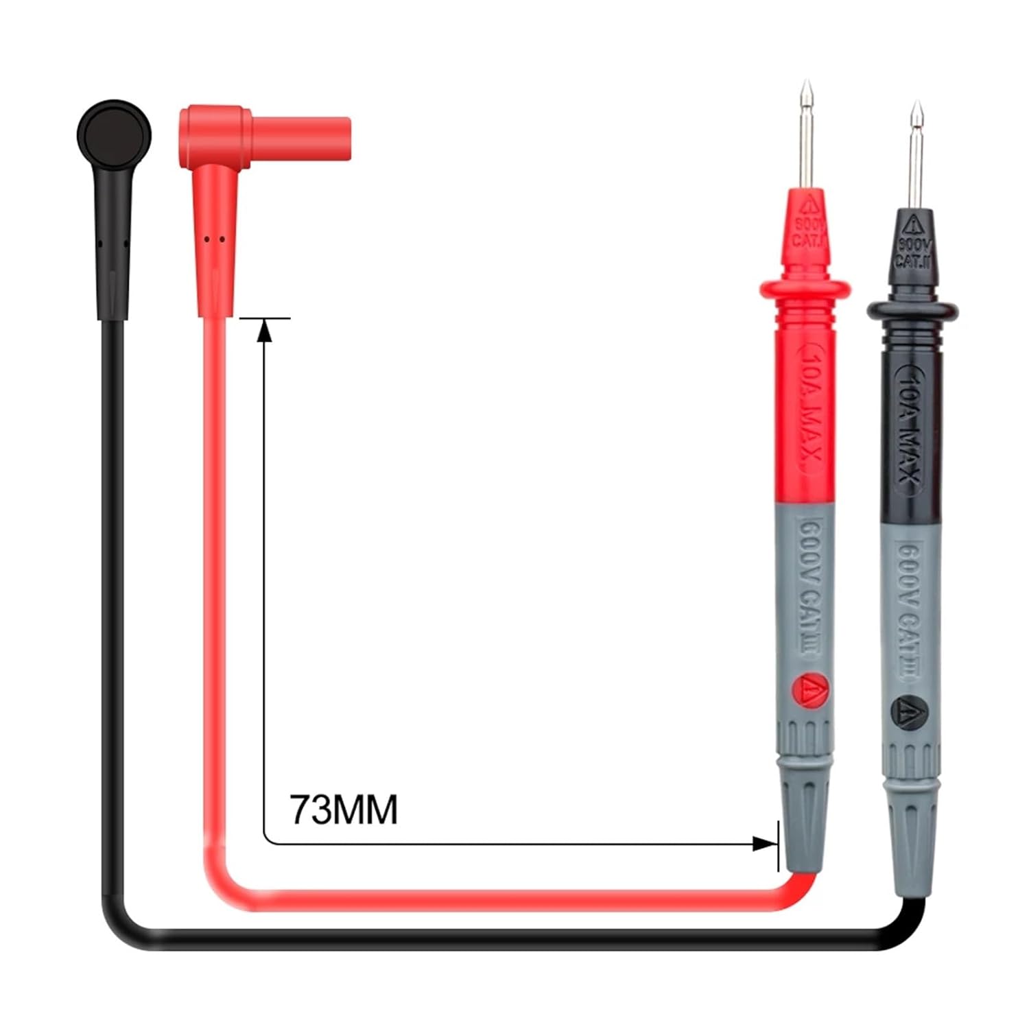 Universal Probe Test Leads Pin for Digital Multimeter GD118B Needle Tip Meter Multi Meter Tester Lead Probe Cable 1000V 10A