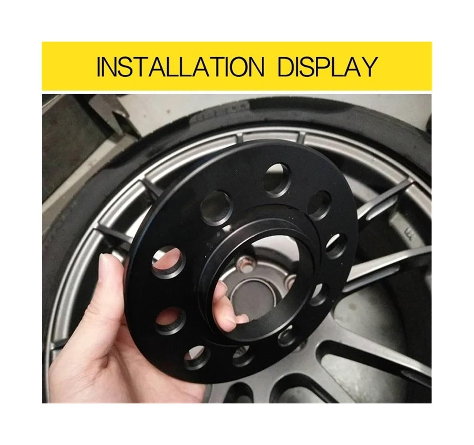 distanziali auto Per Benz Auto 3/5/7/12/15/20 Mm | Materiale Alluminio 6061-T6 PCD 5x112(3mm Blk)